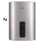 Водонагреватель электрический накопительный Haier ES50V-TF7P GA0SZVE0CRU, 50 литров, однофазный, реверсивный, 2 ТЭНа 1.5 кВт + 1.5 кВт, цвет серый - фото 1