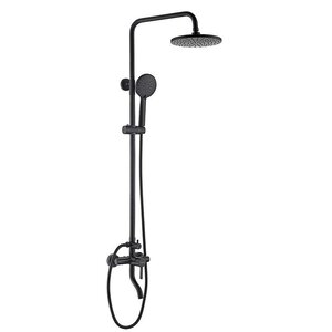 Изображение товара Душевая система Voda Vessel Black VST3000BL, цвет черный