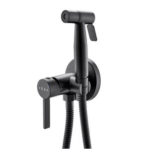 Изображение товара Гигиенический душ Voda Vessel Black, VSL01B VODA, со смесителем, черный
