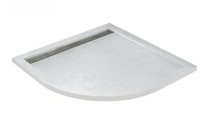 Изображение товара Душевой поддон Cezares TRAY-AS-R-80-30-W, 80 х 80 см, четверть круга, искусственный камень, белый