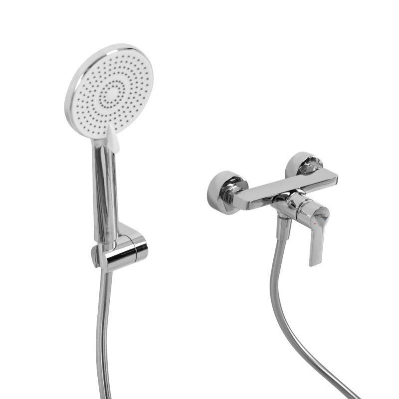 Изображение товара Смеситель для душа BelBagno AURORA-ESDM-CRM с душевым гарнитуром хром