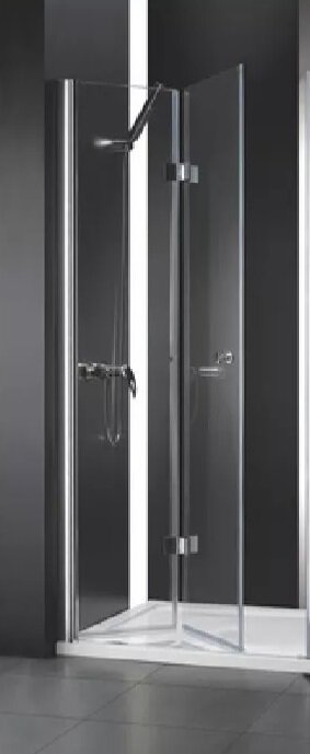 Изображение товара Душевая дверь Cezares Elena-W 45/45-C-Cr, 90 см, складная, прозрачное стекло