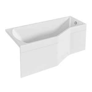 Изображение товара Ванна акриловая 1MarKa Convey 01кон1575лкп/01кон1575пкп, 150 x 75 см, левая/правая, цвет белый