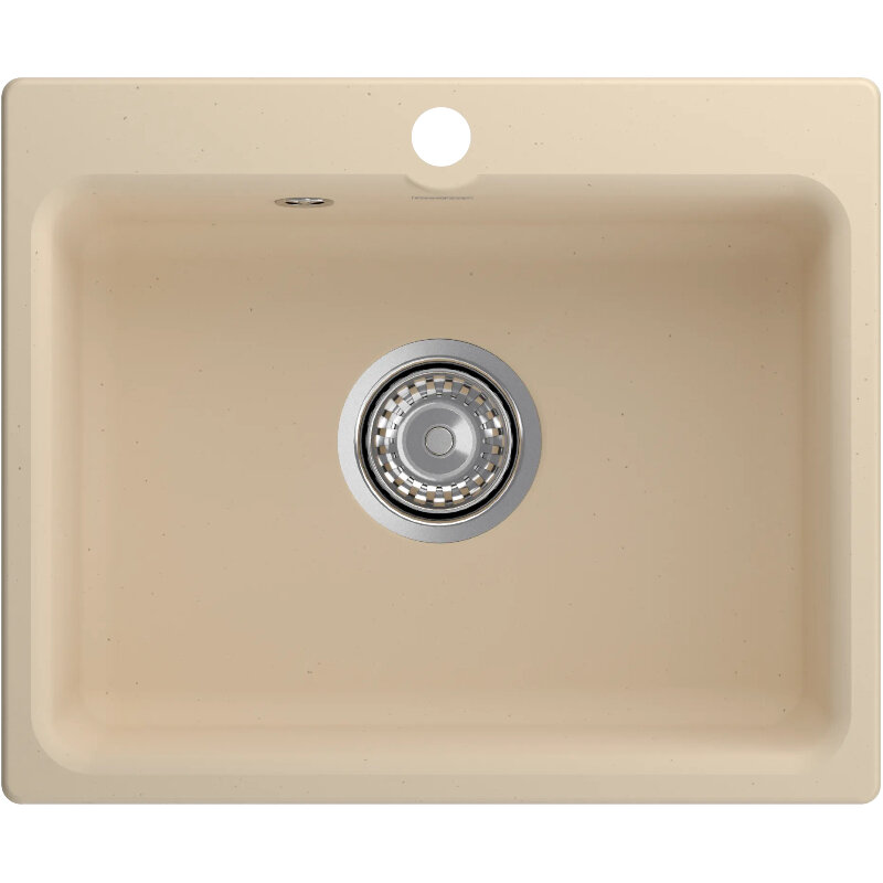 Изображение товара Кухонная мойка GranFest Smart 520 бежевый искусственный мрамор 52 см