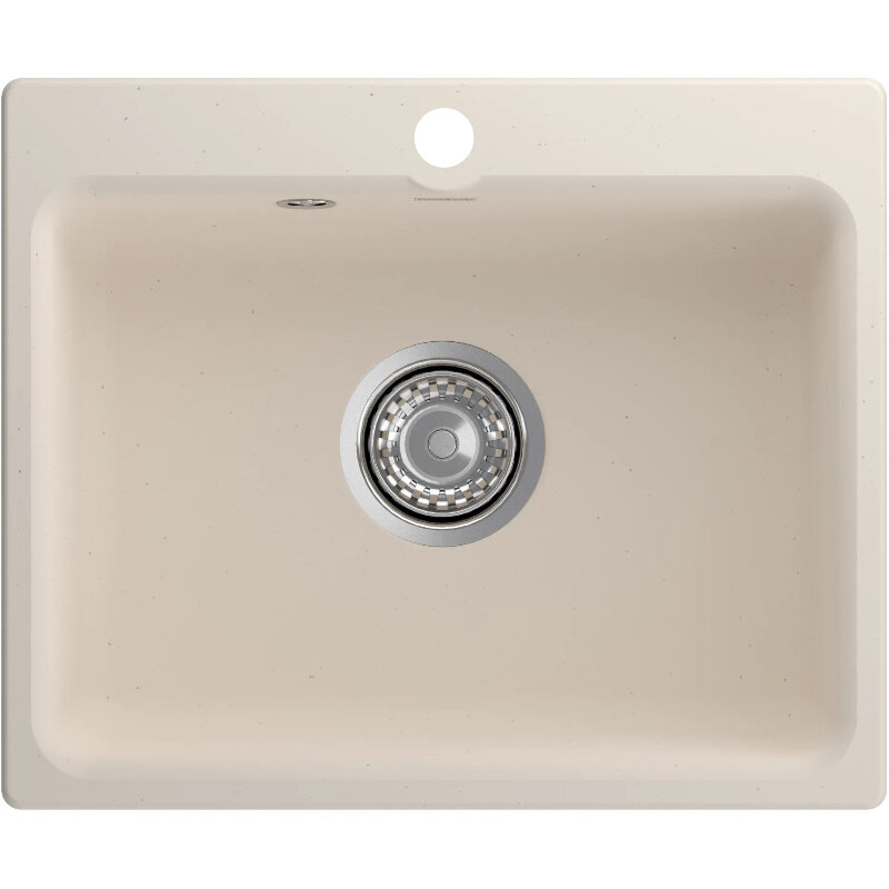 Изображение товара Кухонная мойка GranFest Smart 520 белый — одна чаша, 52 см