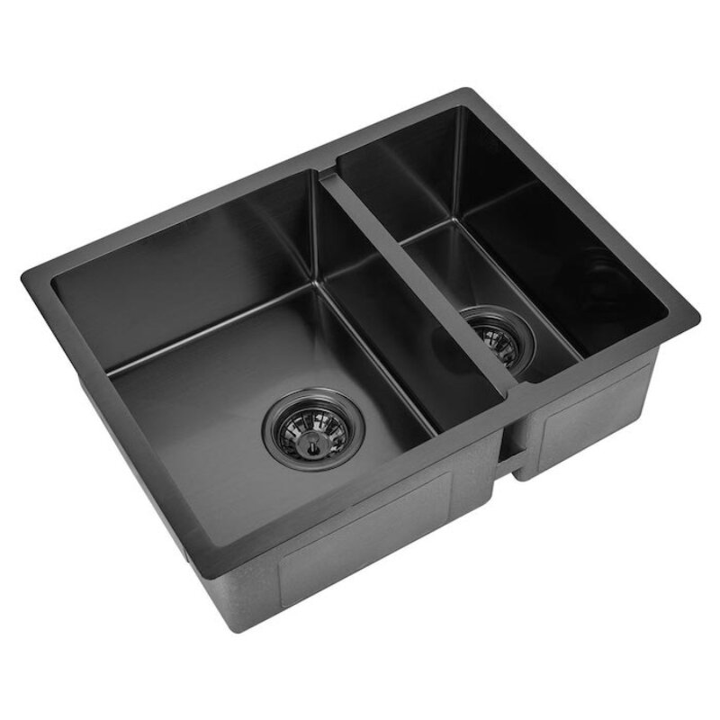 Изображение товара Кухонная мойка Zorg PVD 58-2-44 GRAFIT из нержавеющей стали 58 см Чехия