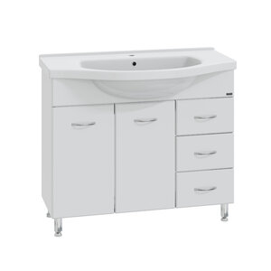 Изображение товара Тумба под раковину СаНта Эльбрус 201107, 100 см, цвет белый