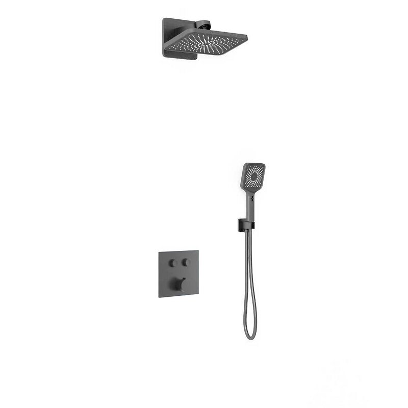 Изображение товара Душевая система Vincea Inspire VSFW-421I4GM вороненая сталь Gunmetal