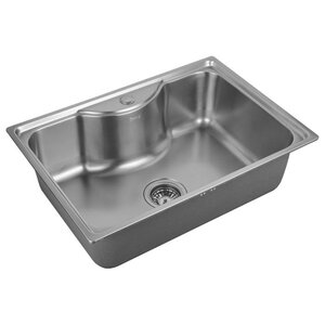 Изображение товара Кухонная мойка Zorg INOX серия R ZR 6545, 65 см, нержавеющая сталь, цвет нержавеющая сталь