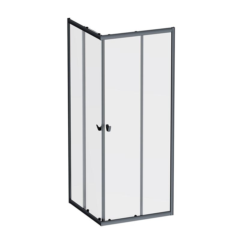 Изображение товара Душевой уголок Am.Pm Sunny W87G-403-8080-BT 80x80 см стекло прозрачное профиль черный матовый
