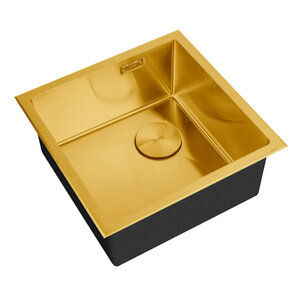 Изображение товара Кухонная мойка Zorg LUX 4444 BRONZE 44 см из нержавеющей стали с PVD покрытием
