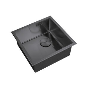 Изображение товара Кухонная мойка Zorg LUX 4444 GRAFIT, 44 см, нержавеющая сталь, цвет графит