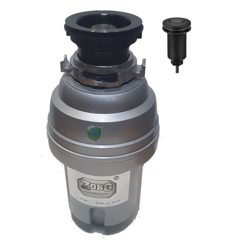 Изображение товара Измельчитель пищевых отходов Zorg ZR-56 D GRAFIT графит 560W для кухни