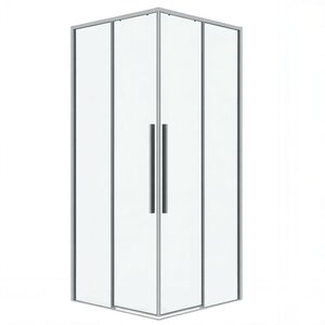 Изображение товара Душевой уголок Grossman Galaxy 300.K33.01.1110.10.00, 110 х 100 см, стекло прозрачное, профиль хром