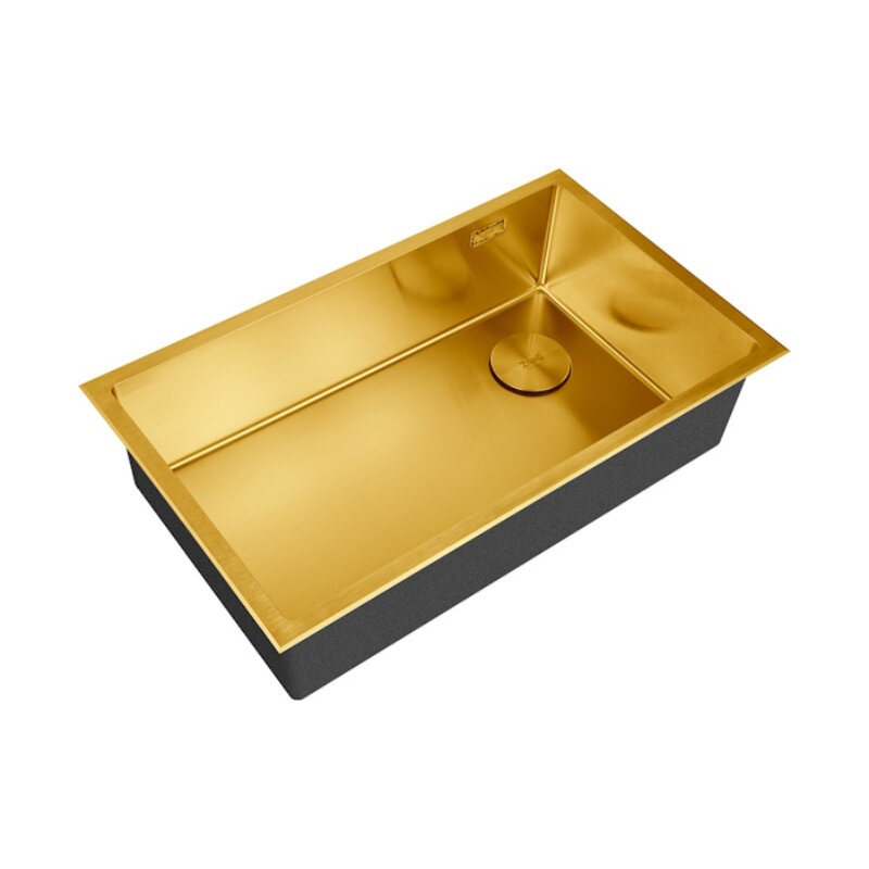 Изображение товара Кухонная мойка Zorg LUX 7444 BRONZE, 74 см, нержавеющая сталь, бронзовый цвет