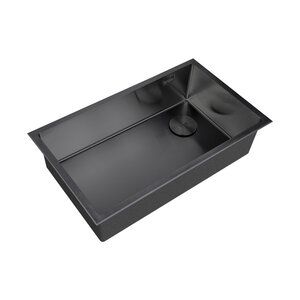 Изображение товара Кухонная мойка Zorg LUX 7444 GRAFIT, 74 см, нержавеющая сталь, цвет графит