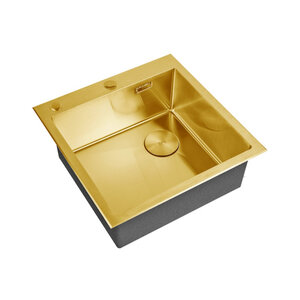 Изображение товара Кухонная мойка Zorg LUX 5151 BRONZE из нержавеющей стали 51 см