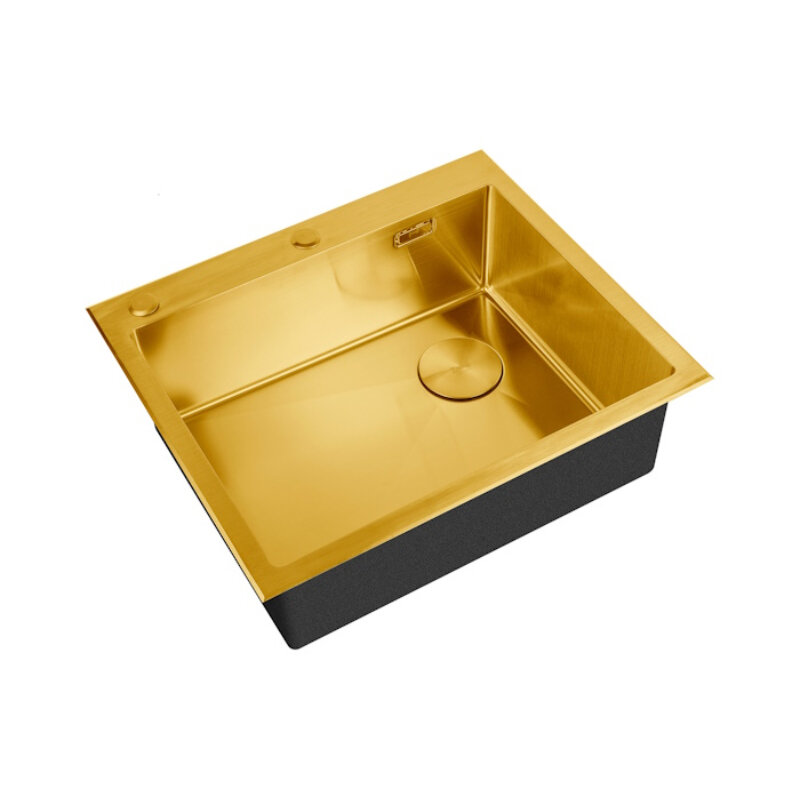 Изображение товара Кухонная мойка Zorg LUX 5951 BRONZE 59 см из нержавеющей стали с покрытием бронза