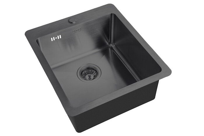 Изображение товара Кухонная мойка Zorg HD 4551 GRAFIT, 45 см, нержавеющая сталь, цвет графит