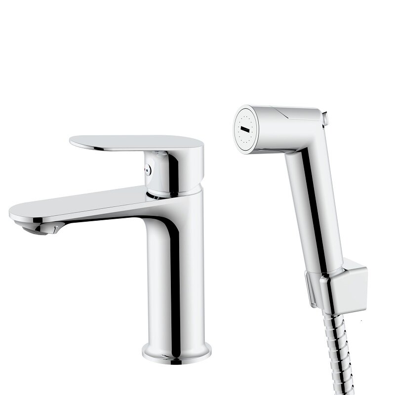 Изображение товара Смеситель Voda Shore SHR27H для раковины с гигиеническим душем, хром