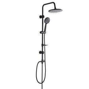 Изображение товара Душевой гарнитур Voda Black VST612Black, цвет черный матовый