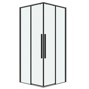 Изображение товара Душевой уголок Grossman Galaxy 300.K33.01.1090.42.00, 100 х 90 см, стекло прозрачное, профиль графит сатин