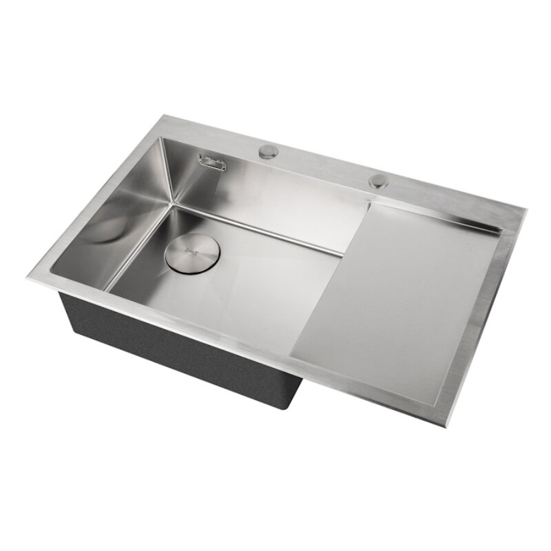 Изображение товара Кухонная мойка Zorg LUX 7851-L / R, 78 см, нержавеющая сталь, чаша слева/справа