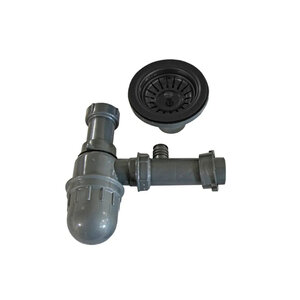 Изображение товара Сифон с выпуском Zorg PVD W 2 GRAFIT, цвет графит