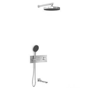 Изображение товара Душевая система Vincea Inspire VSFW-432TI2CH, термостатическая, на 3 потребителя, цвет хром