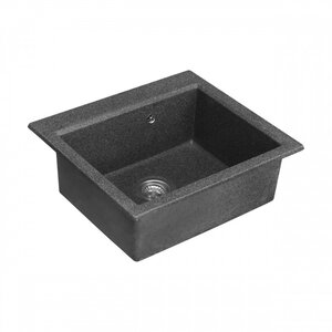 Изображение товара Кухонная мойка Aquaton Линеа 1A733032LW210 58 см искусственный камень графит