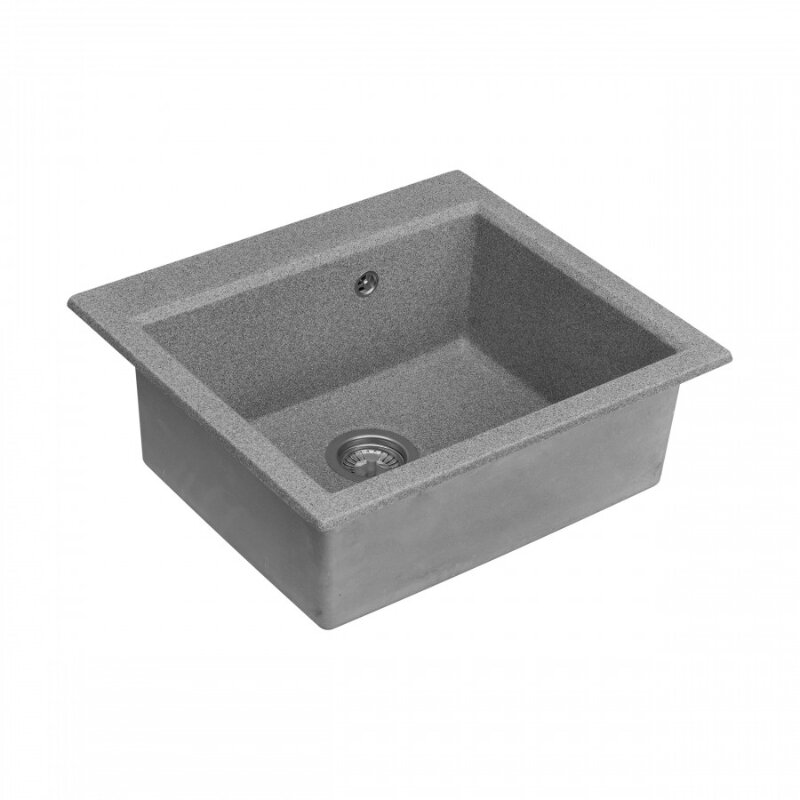 Изображение товара Кухонная мойка Aquaton Линеа 1A733032LW230 58 см искусственный камень серый
