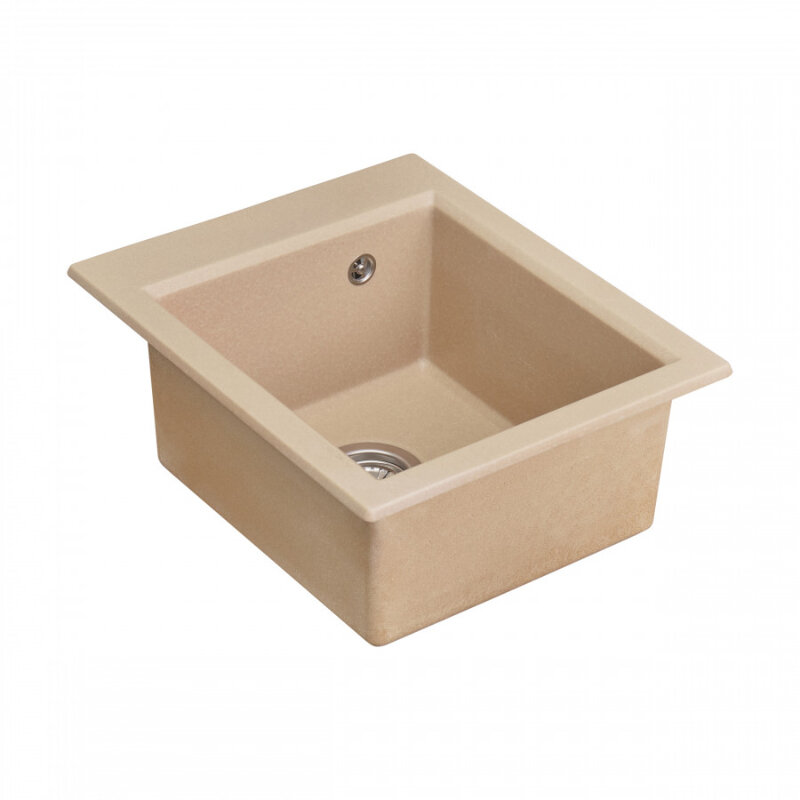 Изображение товара Кухонная мойка Aquaton Линеа 1A732932LW260 43 см искусственный камень латте Изображение товара Кухонная мойка Aquaton Линеа 1A732932LW260 43 см искусственный камень латте
