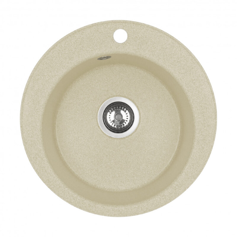 Изображение товара Кухонная мойка Aquaton Шелли 1A734732SS290 50 см искусственный камень шампань
