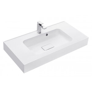 Изображение товара Раковина Aquaton Ричмонд 1A70603KRD010, 100 см, искусственный камень, крыло слева/справа, белая