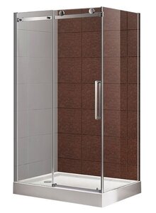 Изображение товара Душевой уголок Cezares Stylus-O-M-AH-1-130/90-C-Cr, 130 x 90 см, стекло прозрачное, профиль хром