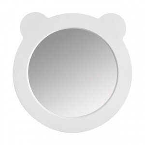 Изображение товара Зеркало Aquaton Каспер Мишка 1A283302CRE20, 48 см, цвет белый матовый