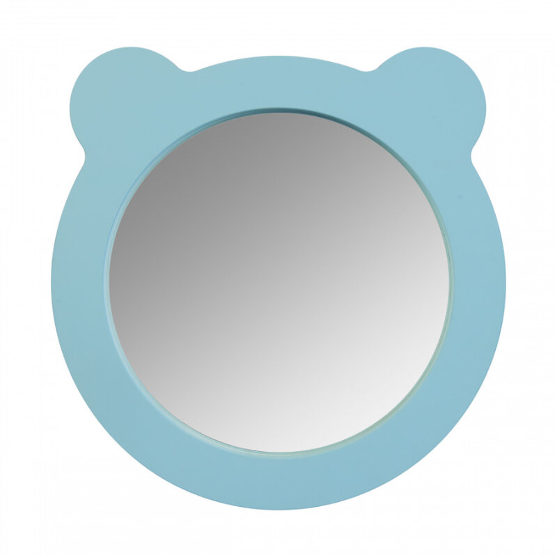 Изображение товара Зеркало Aquaton Каспер Мишка 1A283302CR0E0 48 см голубое для ванной