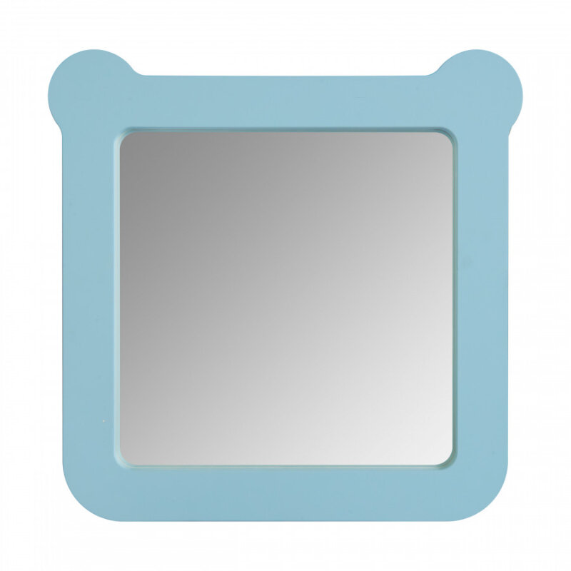 Изображение товара Зеркало Aquaton Каспер Мишка 1A283402CR0E0, 51 см, цвет голубой