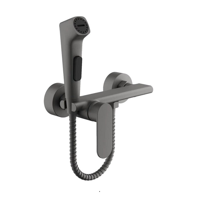 Изображение товара Гигиенический душ Belz B55645-3 со смесителем вороненая сталь gunmetal