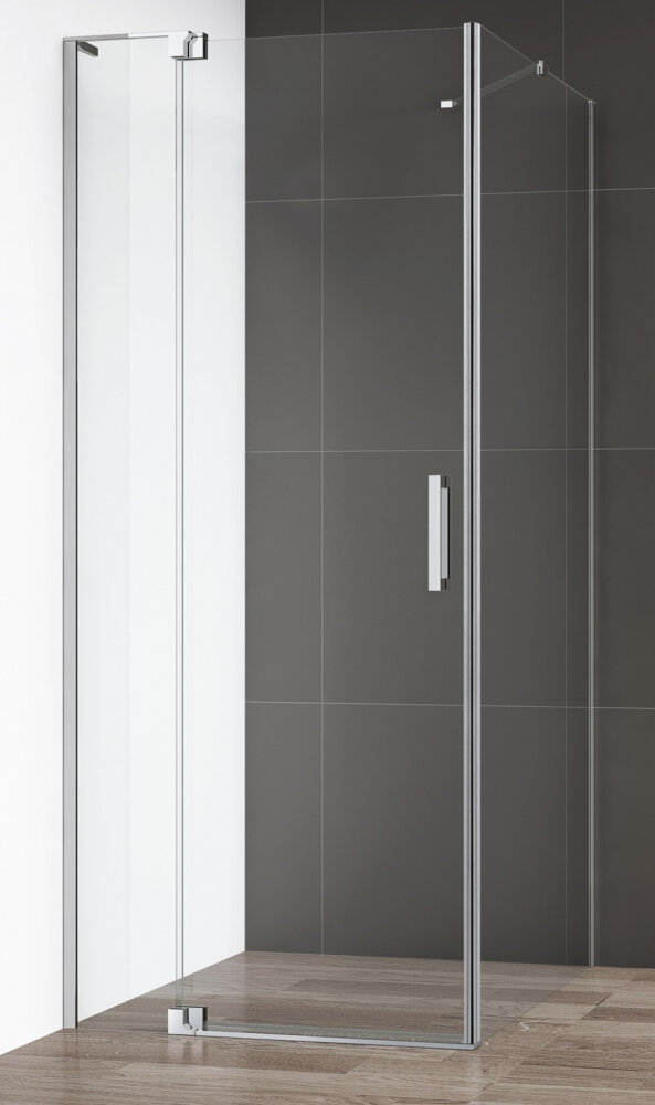 Изображение товара Душевой уголок Cezares Slider-AH-1-80-100/110-C-Cr 80х100 см, прозрачное стекло, хром профиль