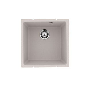 Изображение товара Мойка кухонная Ulgran Quartz Underground 400, Under 400-01, 45 см, материал кварцевый композит, цвет жасмин