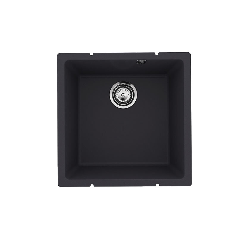 Изображение товара Мойка кухонная Ulgran Quartz Underground 400, Under 400-08, 45 см, материал кварцевый композит, цвет космос Изображение товара Мойка кухонная Ulgran Quartz Underground 400, Under 400-08, 45 см, материал кварцевый композит, цвет космос
