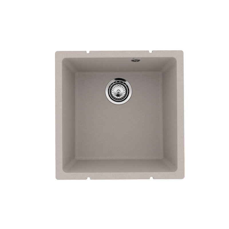 Изображение товара Кухонная мойка Ulgran Quartz Underground 400, квадратная, песок, 45 см