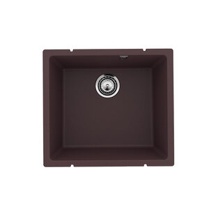Изображение товара Мойка кухонная Ulgran Quartz Underground 450, Under 450-06, 50 см, материал кварцевый композит, цвет трюфель