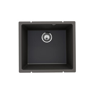 Изображение товара Мойка кухонная Ulgran Quartz Underground 450, 50 см, асфальт, кварцевый композит
