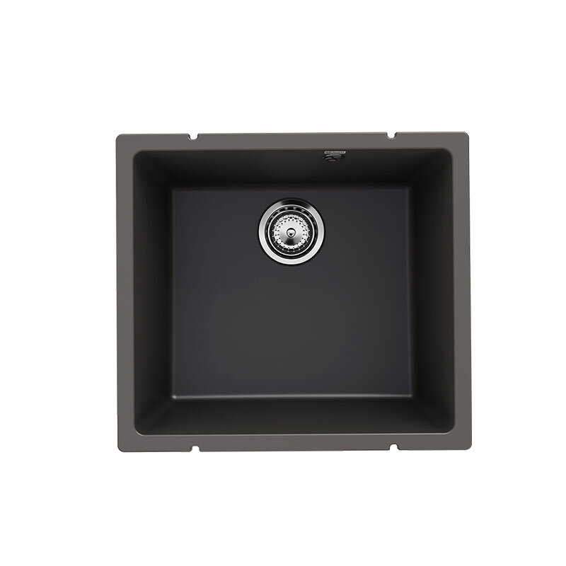 Изображение товара Мойка кухонная Ulgran Quartz Underground 450, Under 450-09, 50 см, материал кварцевый композит, цвет асфальт Изображение товара Мойка кухонная Ulgran Quartz Underground 450, Under 450-09, 50 см, материал кварцевый композит, цвет асфальт