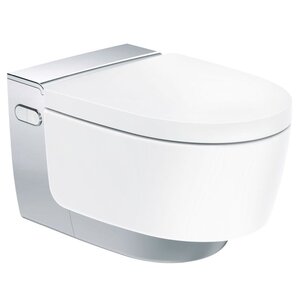 Изображение товара Электронный унитаз подвесной Geberit AquaClean mera comfort 146.214.21.1 с функцией биде и системой удаления запахов, цвет глянцевый хром