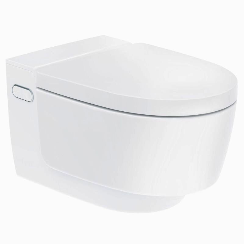 Изображение товара Унитаз подвесной Geberit AquaClean mera comfort с функцией биде Изображение товара Унитаз подвесной Geberit AquaClean mera comfort с функцией биде