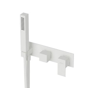 Изображение товара Смеситель для душа Cezares Porta-VDM2-BIO, с внутренней частью, белый матовый