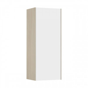 Изображение товара Шкаф Aquaton Асти 1A262903AX010, 35 x 85 см, подвесной, белый/ясень шимо